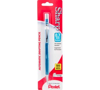 Pentel Sharp Automatic Pencil, 0.7mm, Blue Barrel, 1 Pack (P207BP-K6)