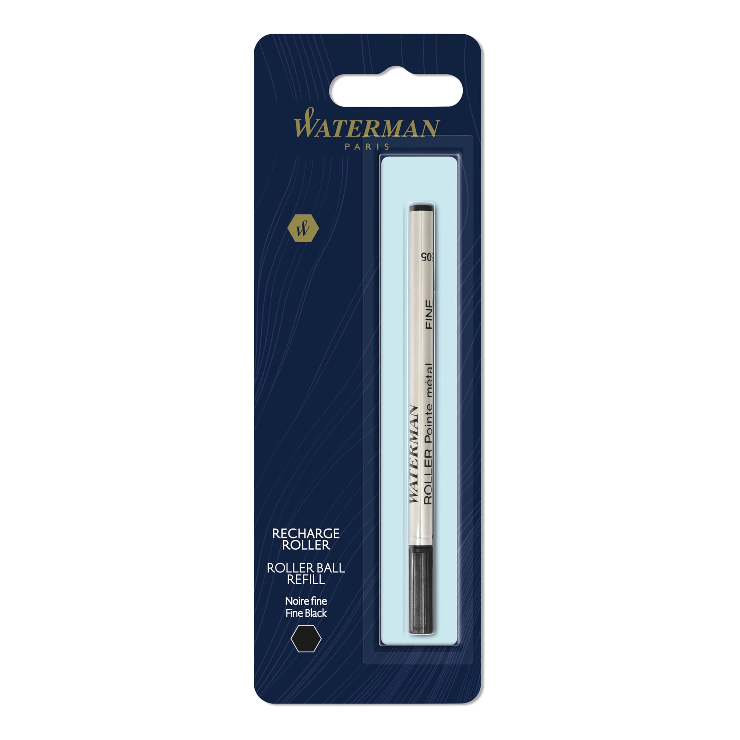 Waterman 1964019 Refill for Waterman Roller Ball Pens, Fine, Black Ink - Image 2