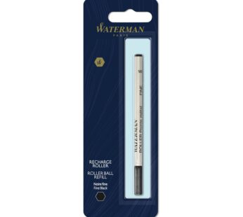 Waterman 1964019 Refill for Waterman Roller Ball Pens, Fine, Black Ink