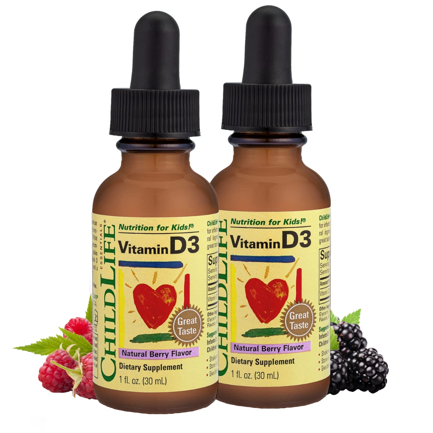 ChildLife Essentials Vitamin D3 for Infants, Babys, Kids, Toddlers, Children, and Teens, B