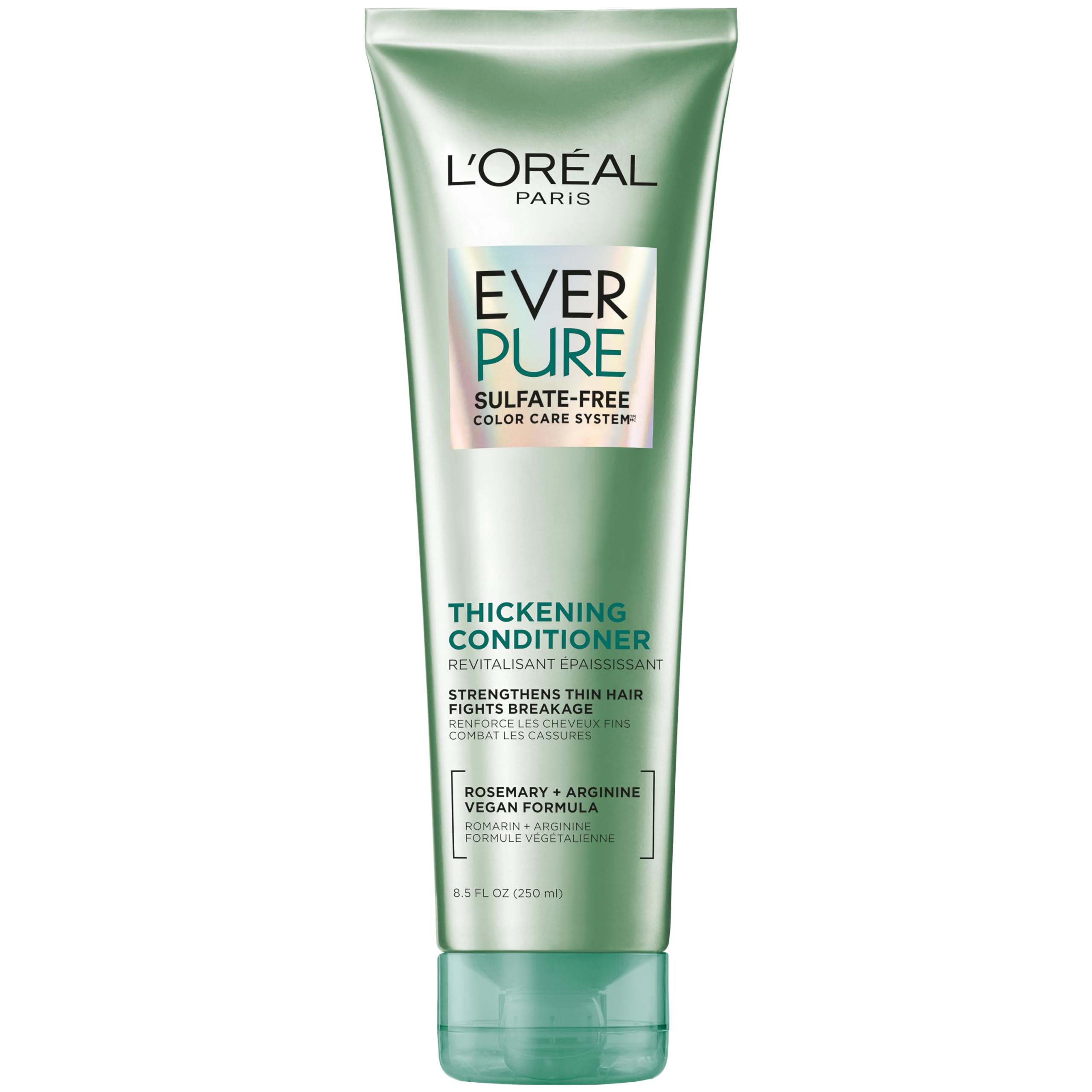 L'Oreal Paris Thickening Sulfate Free Conditioner, Thickens + Strengthens Thin, Fragile Ha - Image 2