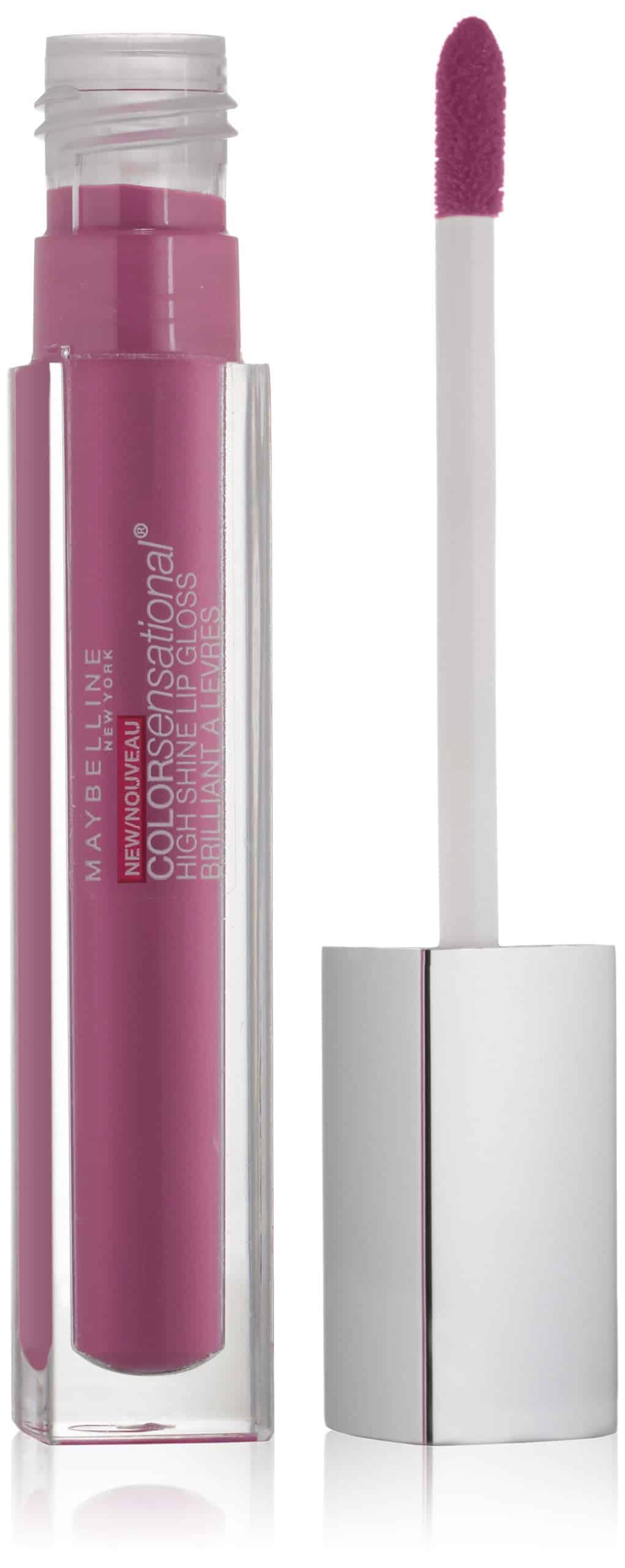 Maybelline New York Color Sensational High Shine Gloss, Raspberry Reflections, 0.17 Fluid