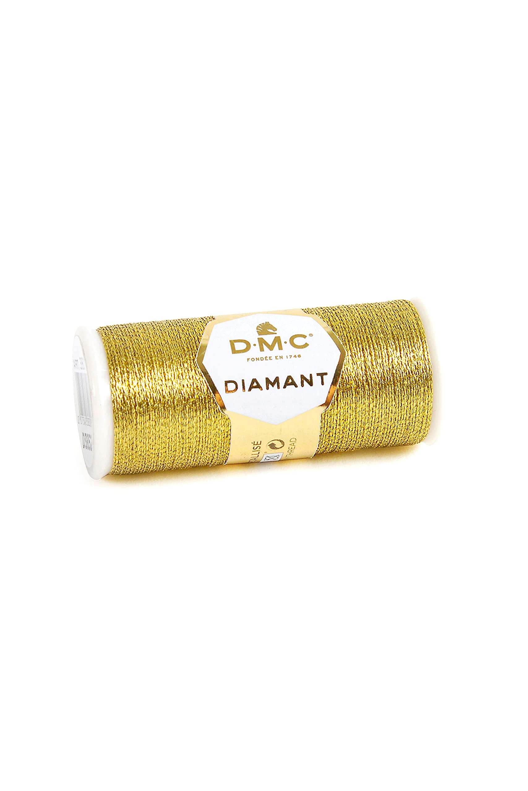 DMC Diamant Metallic Needlework Thread, 38.2-Yard, Dark Gold