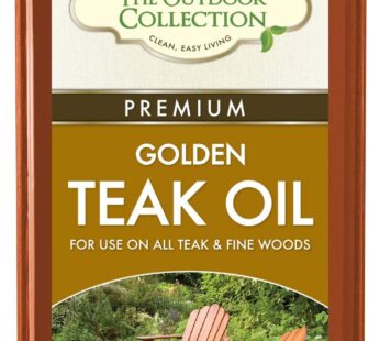 STAR BRITE Outdoor Collection Premium Golden Teak Oil, 16 OZ – for Use On All Teak & Fine