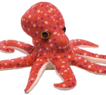 Wild Republic Octopus Plush, Stuffed Animal, Plush Toy, Gifts for Kids, Hug ems 7 inch