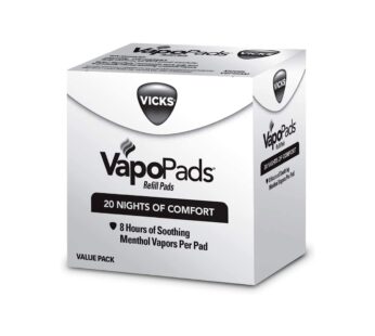 Vicks VapoPads, 20 Count Soothing Menthol Vapor Pads for Vicks Humidifiers, Vaporizers,