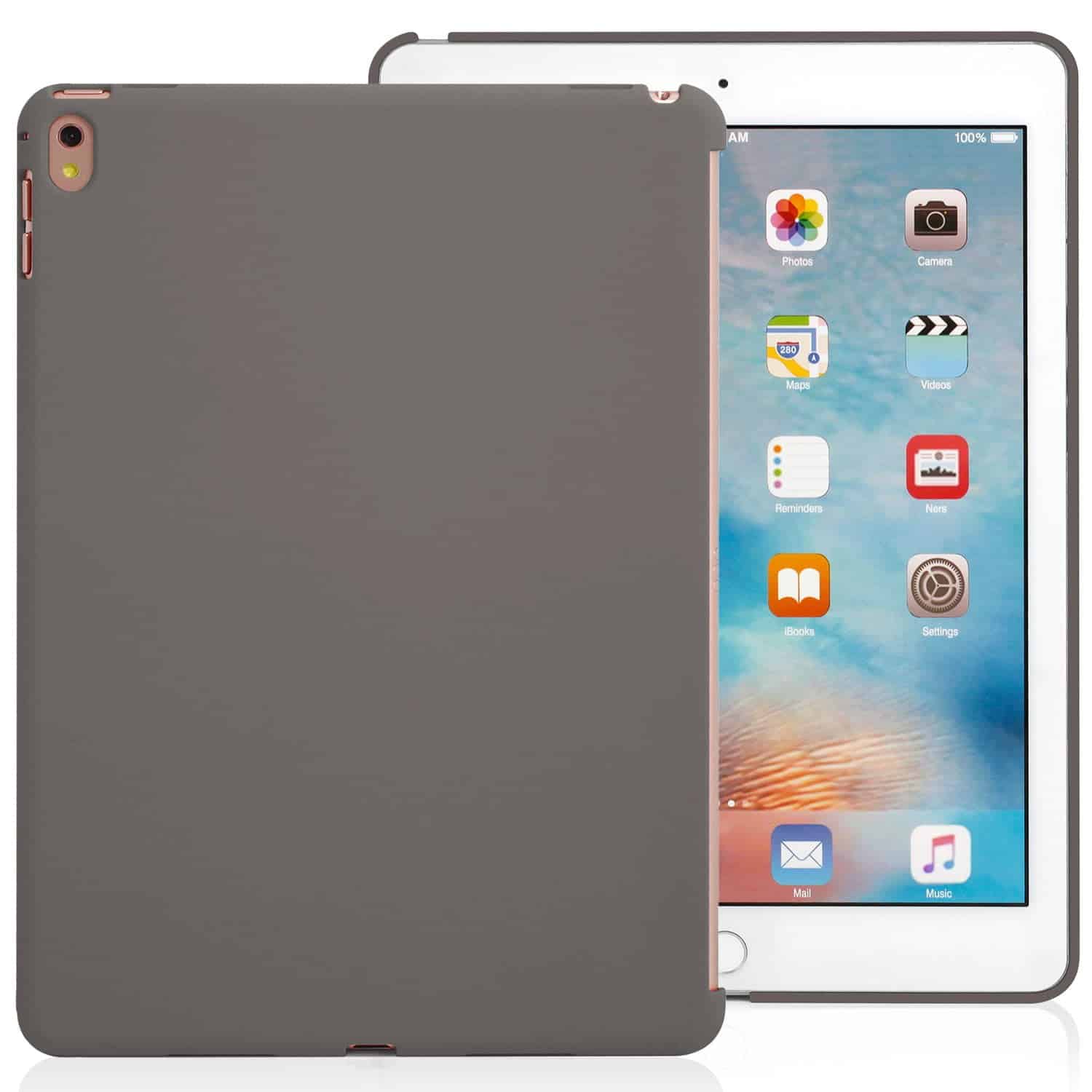 iPad Pro 9.7 Inch Cocoa Back Case - Companion Cover - Perfect match for smart keyboard.