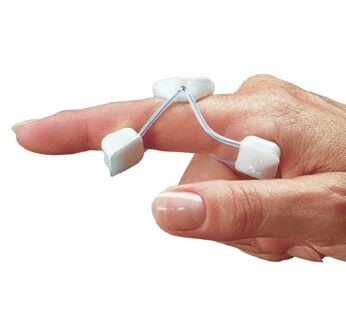 Rolyan Sof-Stretch Extension Splint, Small, White, Finger Brace & Knuckle Immobilization D