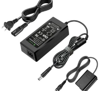 Gonine AC-PW20 ZV-E10 Continuous Power Supply NP-FW50 Dummy Battery ACPW20 AC Adapter Kit