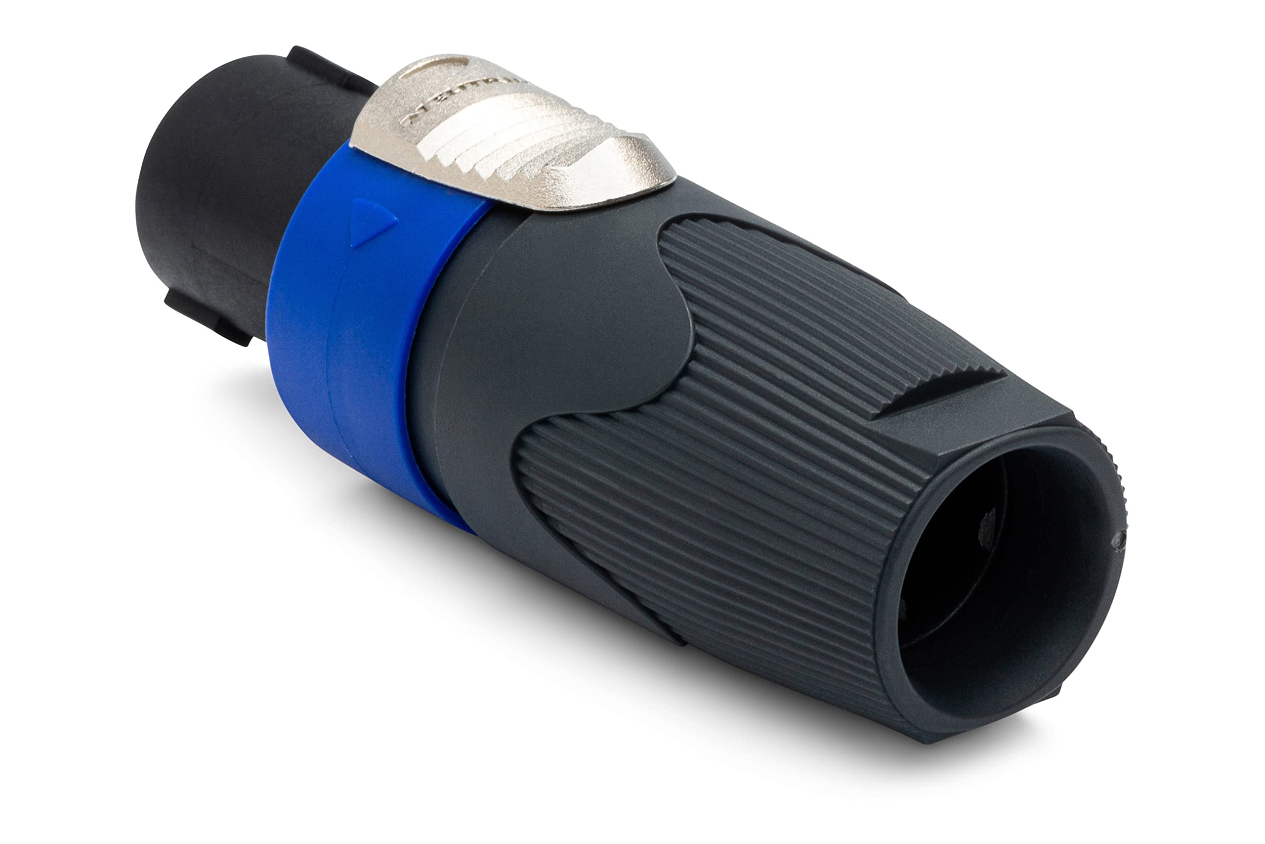 Neutrik NL4FX 4-Pole speakON Cable Connector, Dark Grey Bushing - Image 2