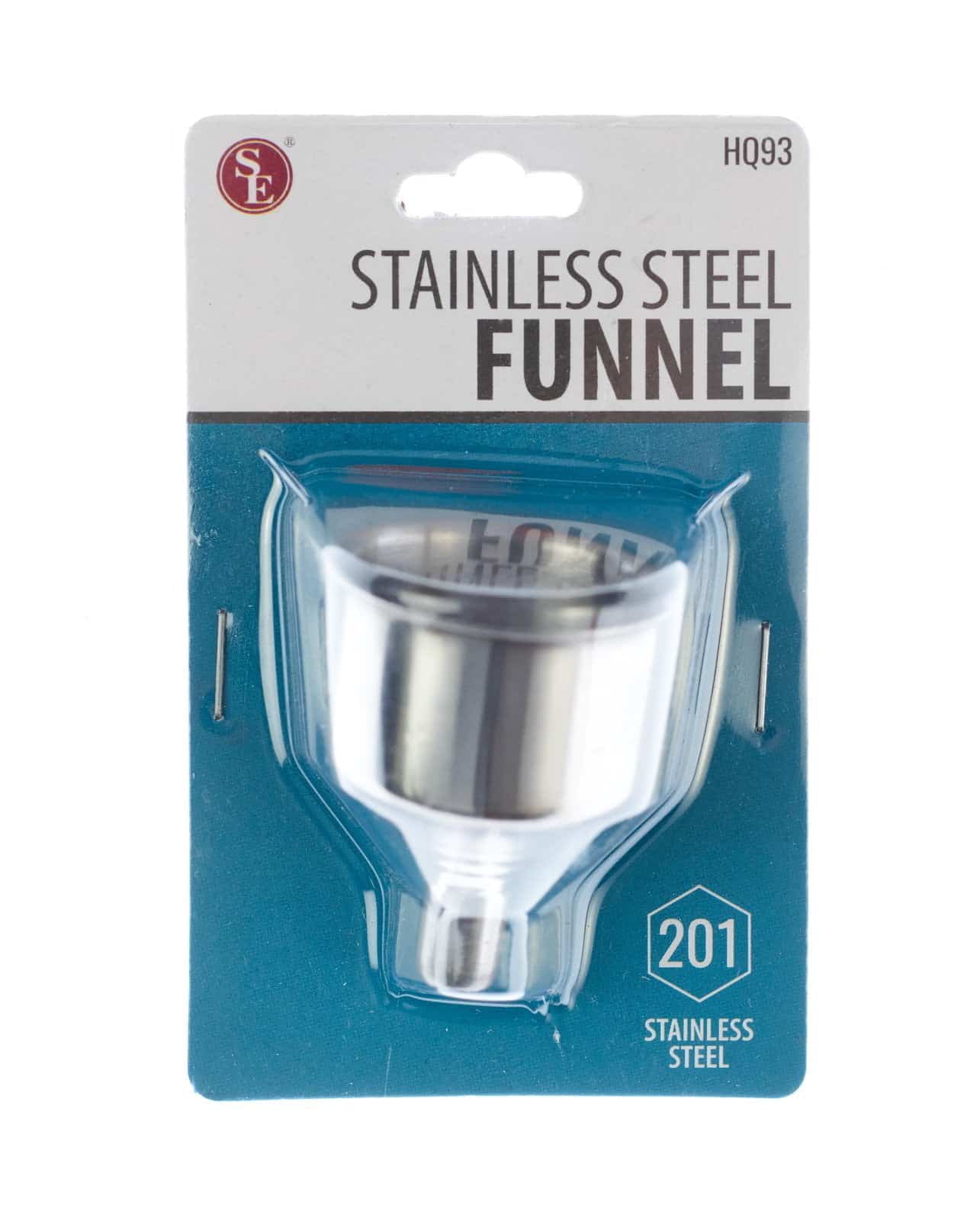 SE Stainless Steel Funnel for Flasks, Small Metal Funnel for Filling Drinking Liquor Flask - Image 4