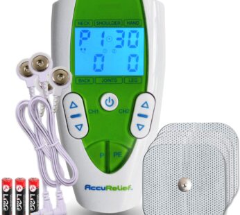 AccuRelief TENS Unit Pain Relief System – Muscle Stimulator For Pain Relief From Back Pain