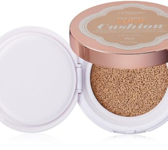 L’Or al Paris True Match Lumi Cushion Foundation, W2 Light Ivory, 0.51 oz.