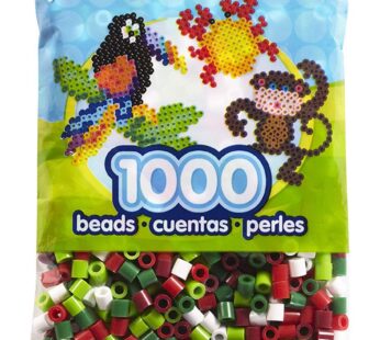 Perler Beads Christmas Mix 2 Bead Bag, Small, 1000 Count