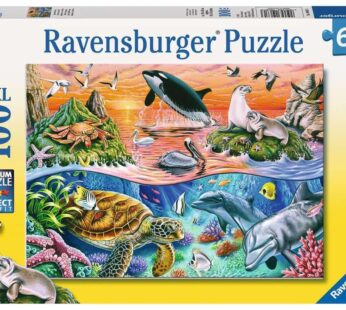 Ravensburger Beautiful Ocean 100 Piece Jigsaw Puzzle for Kids – 10681 – Every Piece is Uni