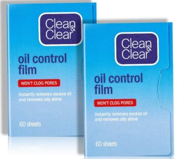 Oil Control Film Replacment for Clean & Clear Oil-Absorbing Sheets,2 Pack(total 120sheets)