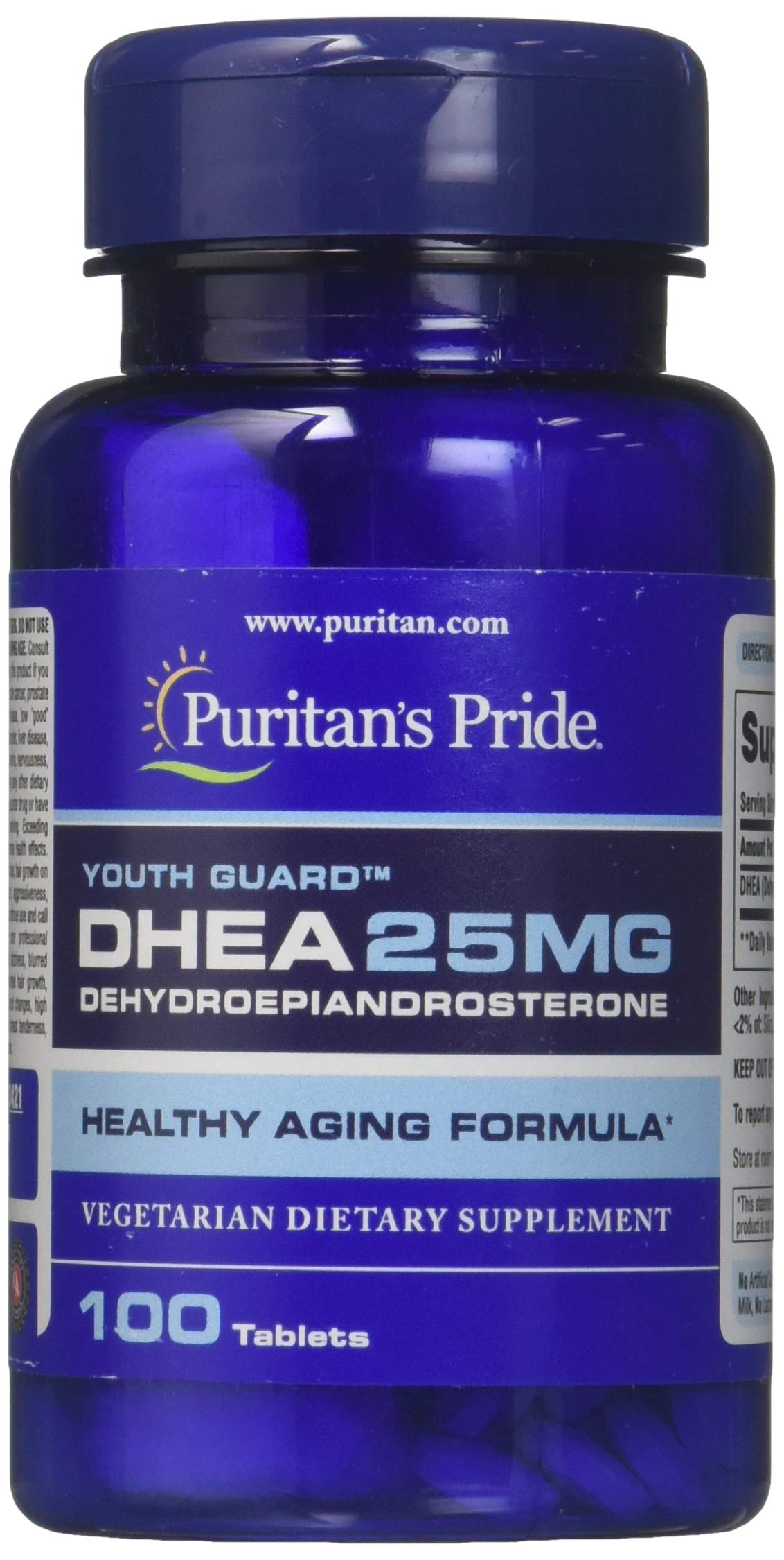 Puritan's Pride , 25 Mg (100 Tabs), 100 Count (Pack of 1)