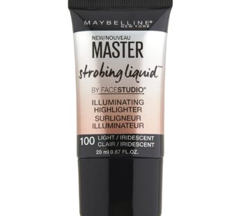 Maybelline New York Master Strobing Liquid Illuminating Highlighter, Light/Iridescent, 0.6