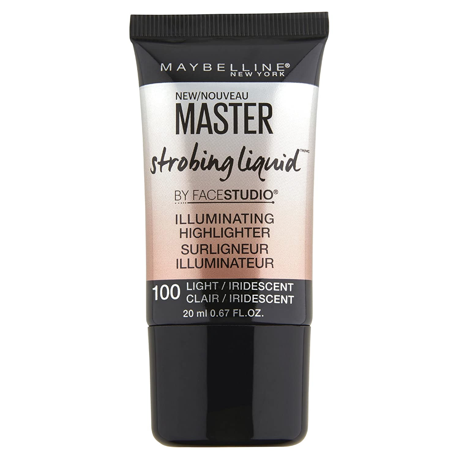 Maybelline New York Master Strobing Liquid Illuminating Highlighter, Light/Iridescent, 0.6