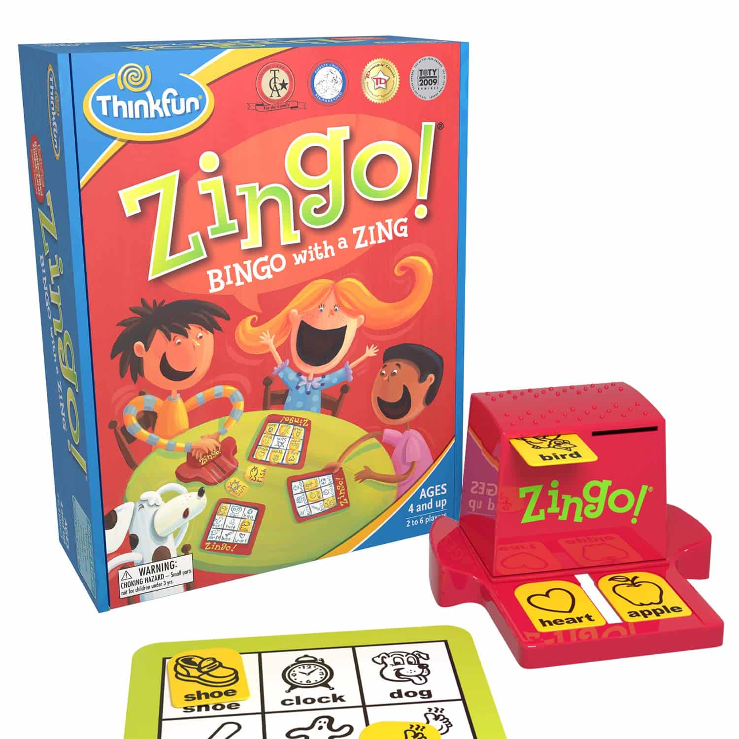 ThinkFun Zingo Bingo - Unique Pre-Reading Game for Kids | Boosts Language & Matching Skill