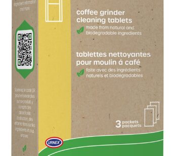 Urnex Full Circle Coffee Grinder Cleaning Tablets – 3 Single Use Packets – Coffee Grinder