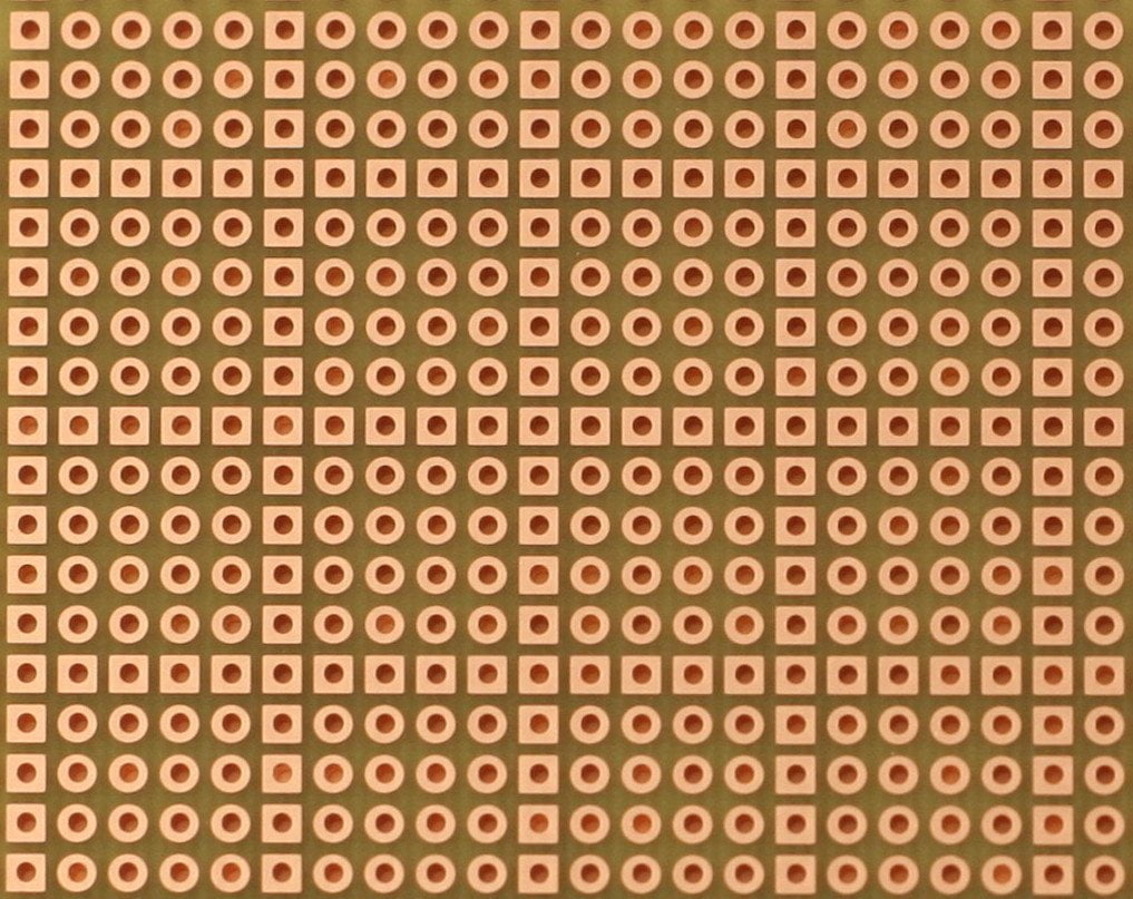 PAD3U PadBoard-3U, Pad per Hole, 2 Sided PCB, Plated Holes, 3.94 x 6.30 in (100 x 160 mm) - Image 2