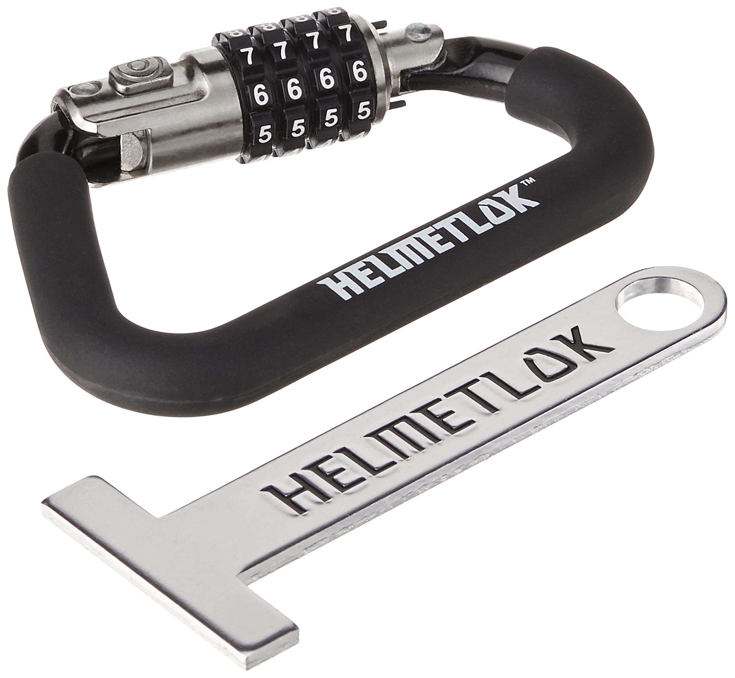 Helmetlok 4104 Carabiner Style Helmet Lock and Extension Black - Image 2