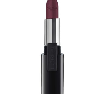 L’Or?al Paris Infallible Le Rouge Lipstick, Bold Bordeaux, 0.09 oz.