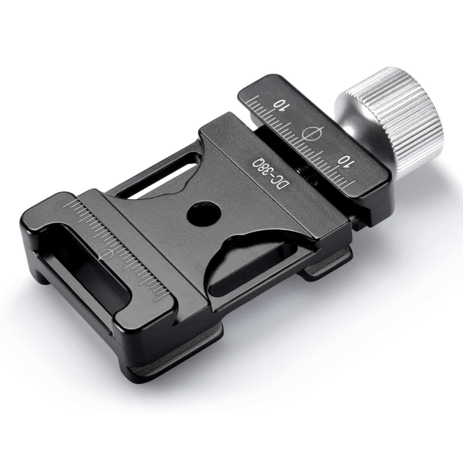 Neewer Aluminum Screw Knob Clamp Compatible Mini Quick Release Clamp for QR Plate (38mm)