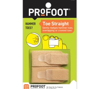 PROFOOT Toe Straight Hammertoe Wrap, Toe Straightener to Realign Overlapping or Crooked To