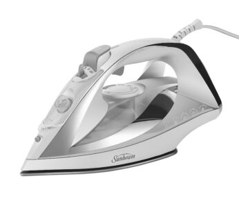 Sunbeam Turbo Steam Iron, 1700 Watt, Nonstick Ceramic Soleplate, Horizontal or Vertical Sh