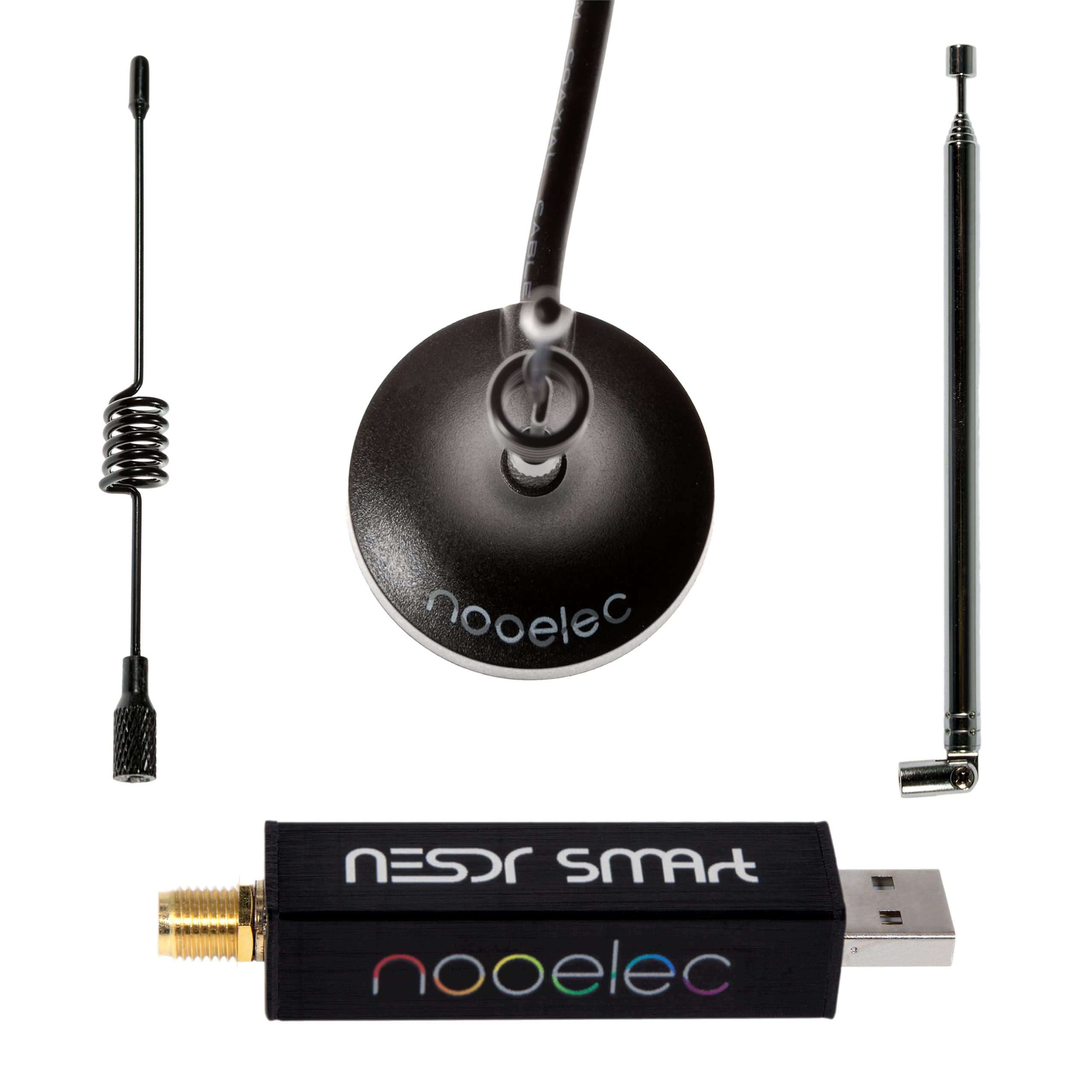 Nooelec RTL-SDR v5 Bundle - NESDR Smart HF/VHF/UHF (100kHz-1.75GHz) Software Defined Radio