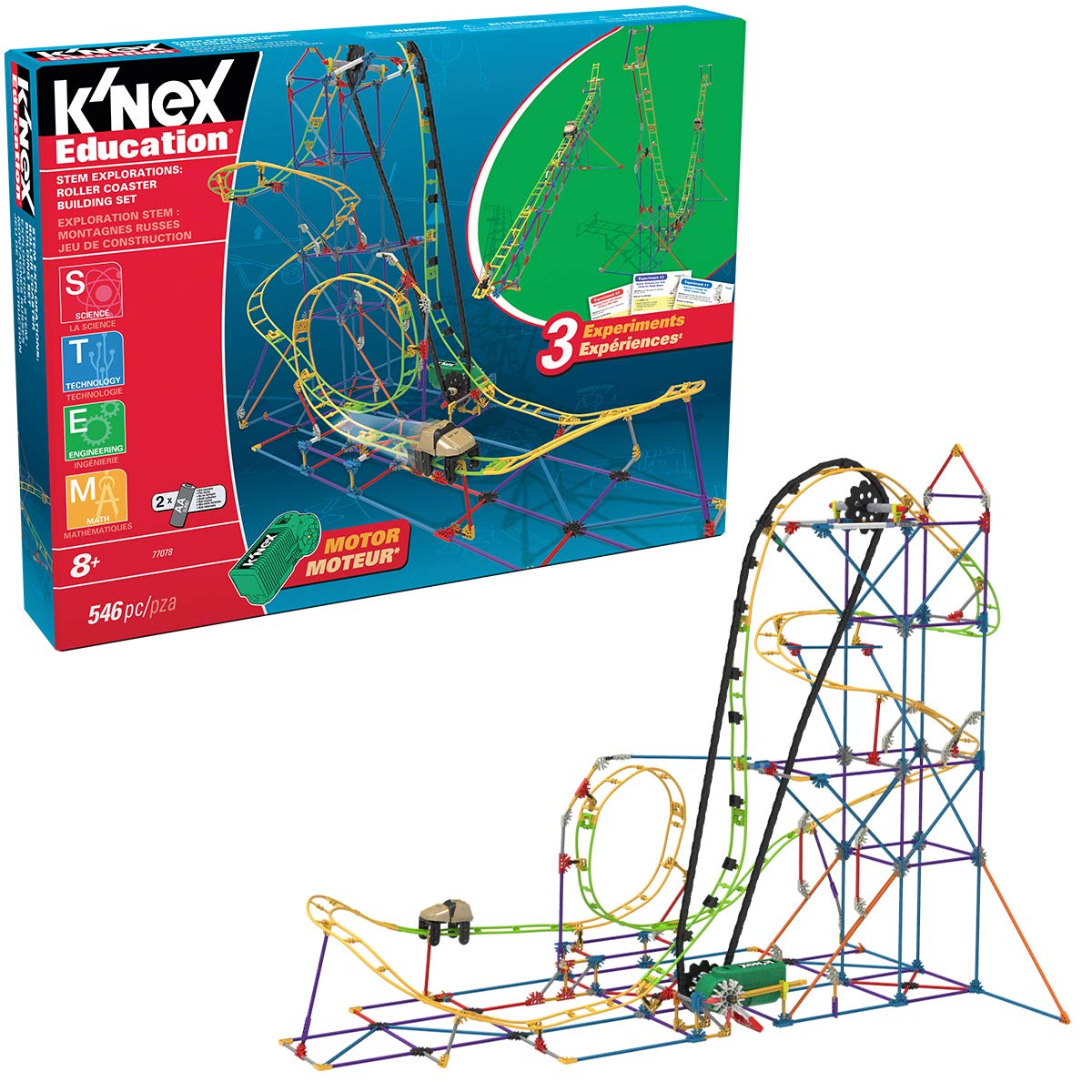 K'NEX Education ? STEM Explorations: Roller Coaster Building Set 546 Pieces Ages 8+ Co - Image 2