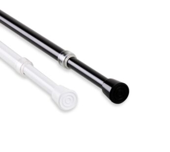Rod Desyne 7/16″ Spring Tension Round Rod, 18″-28″ – White