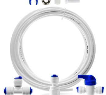 iSpring ICEK Ultra Safe Fridge Water Line Connection and Ice Maker Installation Kit for Re