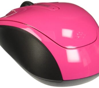 Microsoft 3500 Wireless Mobile Mouse – Magenta Pink. Comfortable design, Right/Left Hand U