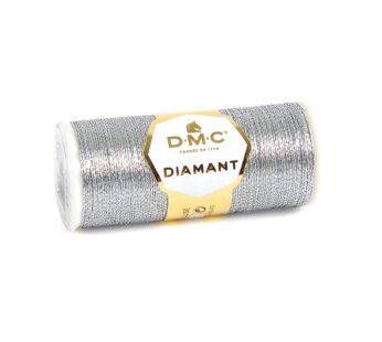 DMC Diamant Metallic Needlework Thread, 38.2-Yard, Dark Silver (010288)