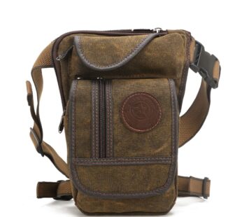 Hebetag Drop Leg Bag Canvas Thigh Pouch for Men Women Tactical Military Motorcycle Bike Cy