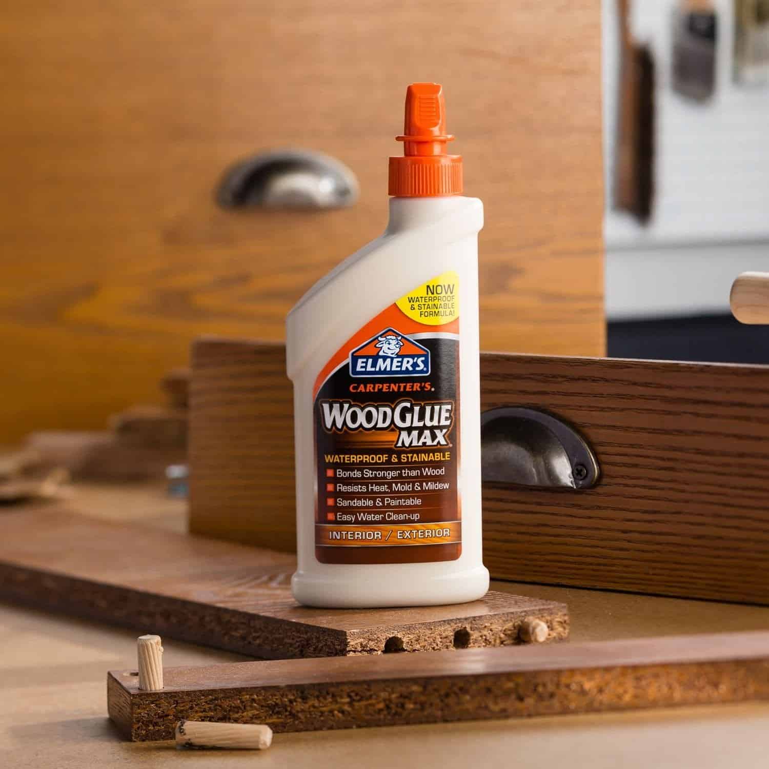 Elmer's Products Elmer's E7300 Carpenter's Wood Glue Max, 8 Ounces, 8 oz, Tan, 8 Fl Oz - Image 2