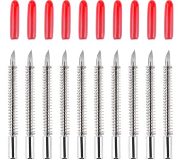 HQMaster 45 Degree Vinyl Cutter Blades Lettering Blade for Graphtec Cutting Plotter, Red C
