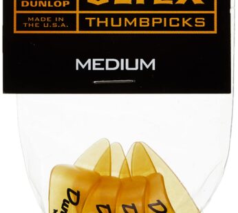 JIM DUNLOP 9072P Ultex Thumbpicks, Medium, 4/Player’s Pack
