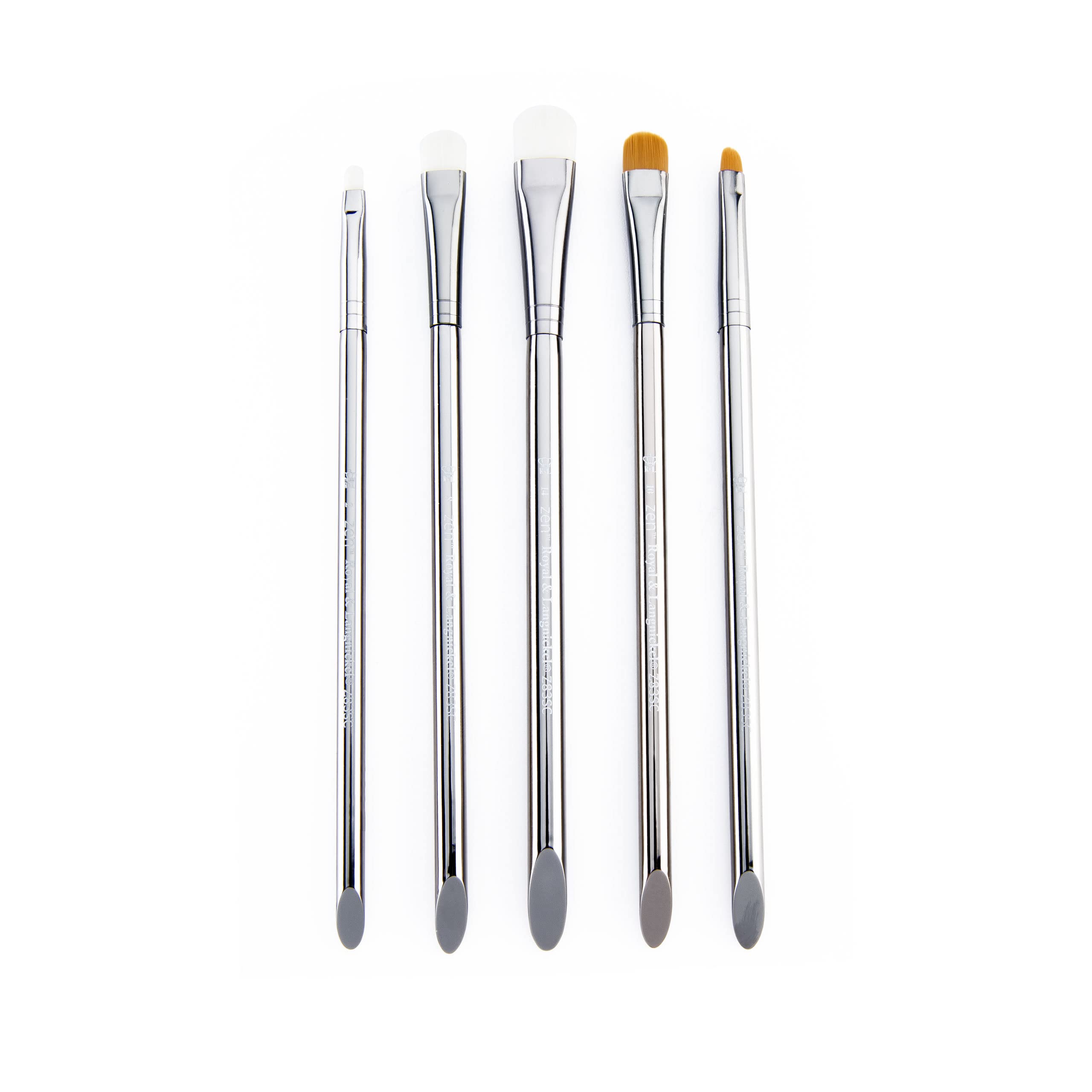 Royal & Langnickel, Zen Series 83, Set of 5 Brushes, Standard Handle, Synthetic Filament, - Image 2