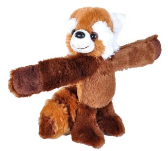 Wild Republic Huggers Red Panda Plush, Slap Bracelet, Stuffed Animal, Kids Toys, 8″