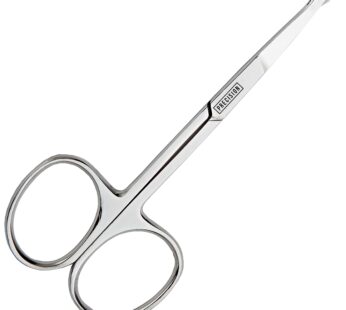 BeeSpring Rounded Nose Hair Scissors. Round Tip Scissor for Ear, Eyebrow, Beard and Mustac