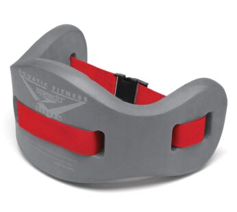 Speedo Unisex Swim Aqua Fitness Jogbelt Charcoal/Red, Large/X-Large