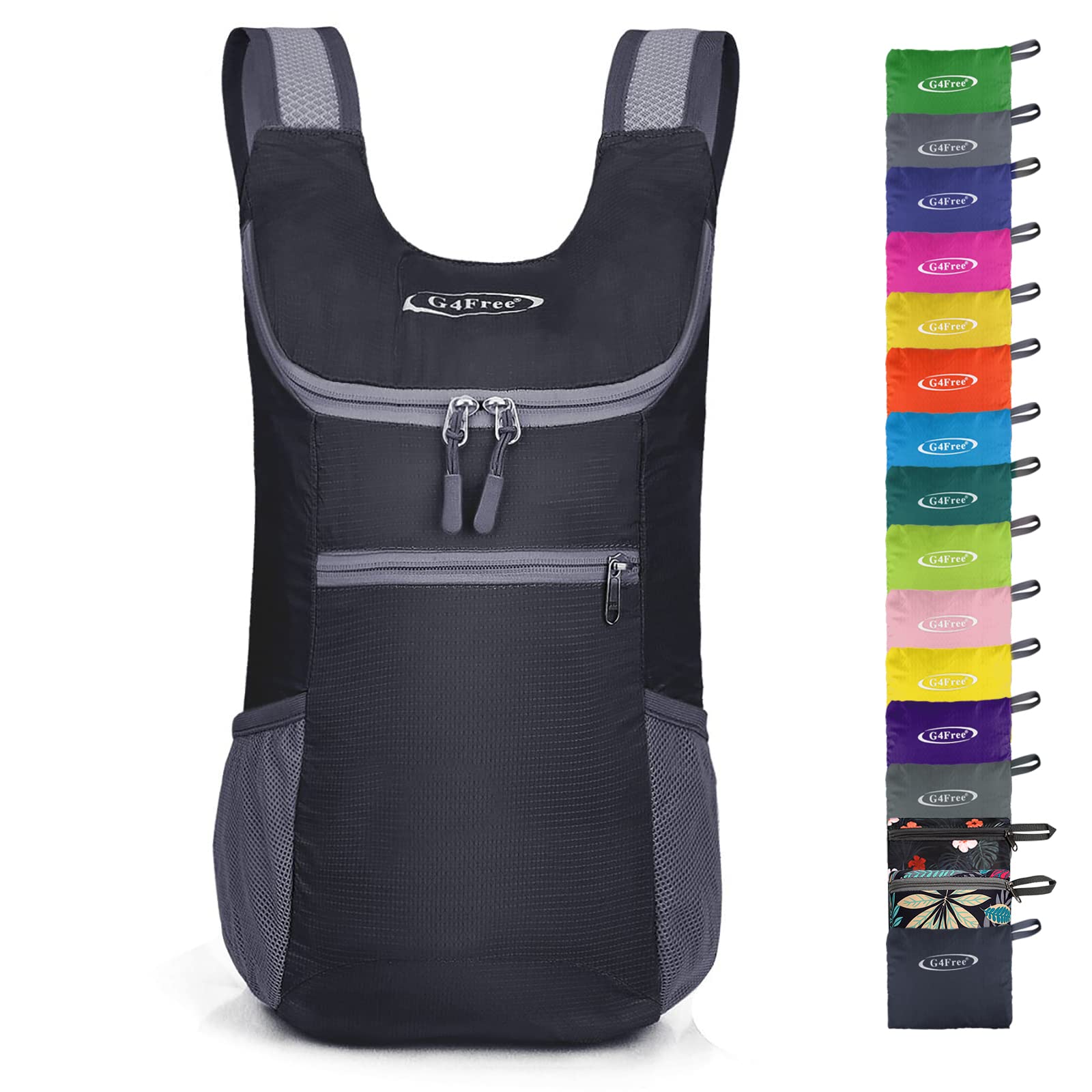 G4Free Lightweight Packable Hiking Backpack for Men Women Small Hiking Daypacks Foldable S