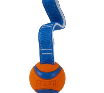 Chuckit Ultra Tug Dog Toy, Medium Fetch and Dog Ball Tug Toy for Dogs 20-60 Pounds