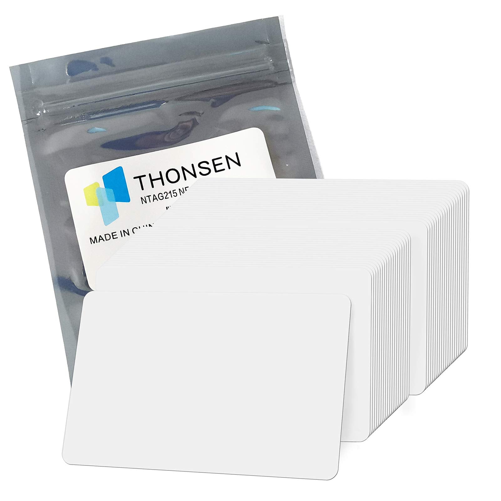 THONSEN 25pcs NFC Tags NTAG215 NFC Cards Compatible with TagMo for Android NFC-Enabled Pho