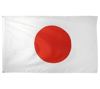 Online Stores Japan Printed Polyester Flag, 3 by 5-Feet,Red, White