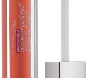 Maybelline New York Color Sensational High Shine Gloss, Captivating Coral, 0.17 Fluid Ounc